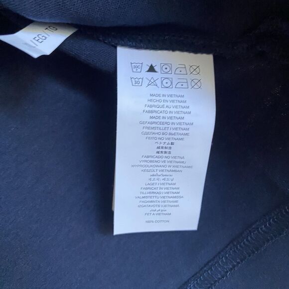 Michael More Polo Shirt Men Navy Logo Short Sleeve Preppy Nautical Golf Casual - Picture 8 of 8